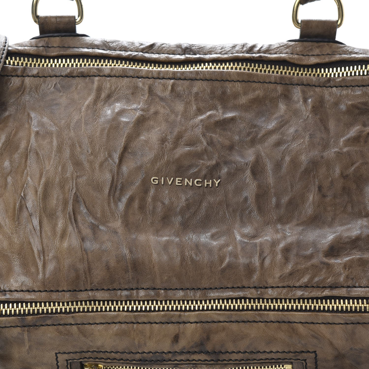 Givenchy Tumbled Sheepskin Medium Pandora Charcoal 8 of 16