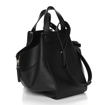 Loewe Calfskin Medium Hammock Shoulder Bag Black 3 of 10