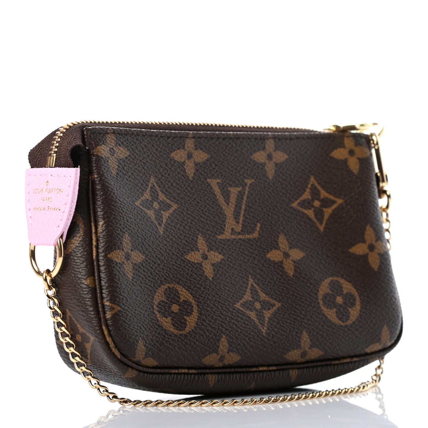 Monogram 2021 Christmas Animation Japanese Garden Mini Pochette Accessories Wisteria Pink