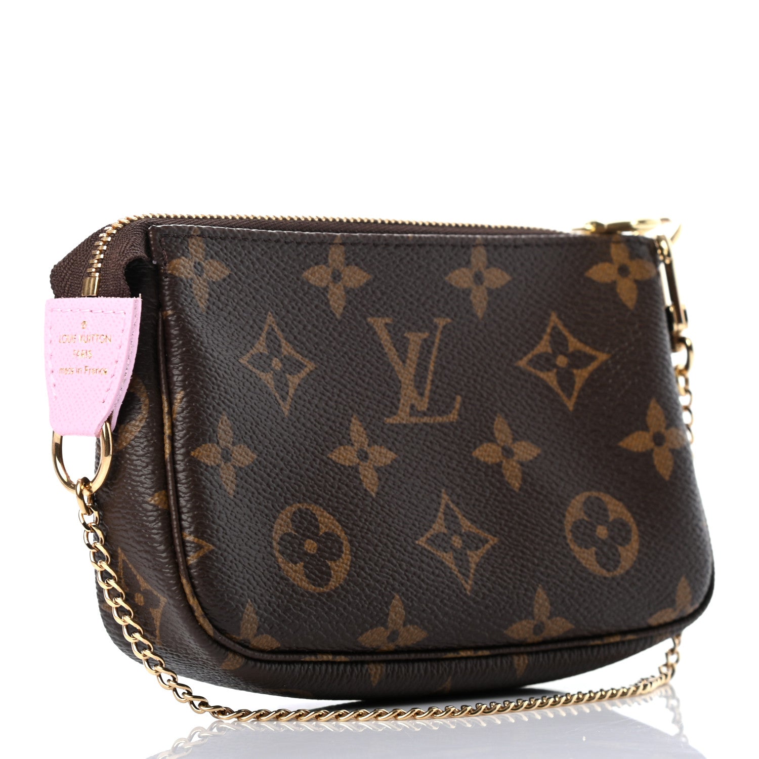 Louis Vuitton Monogram 2021 Christmas Animation Japanese Garden Mini Pochette Accessories Wisteria Pink 3 of 7