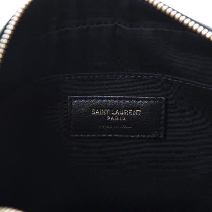 Saint Laurent Calfskin Matelasse Monogram Lou Camera Bag Green 8 of 10