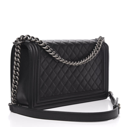 Chanel Calfskin Quilted New Medium Boy Flap Black 3 of 14
