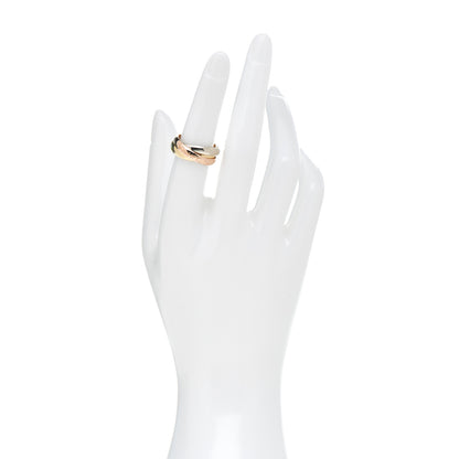 Cartier 18K Pink Yellow White Gold Classic Les Must De Cartier Trinity Ring 52 6 2 of 4
