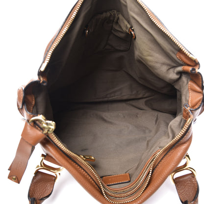 Chloe Calfskin Large Marcie Satchel Tan 4 of 9