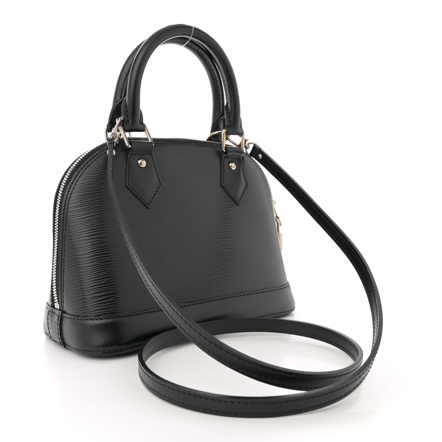 Louis Vuitton Epi Alma BB Black 3 of 11
