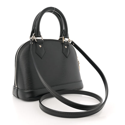 Louis Vuitton Epi Alma BB Black 3 of 11