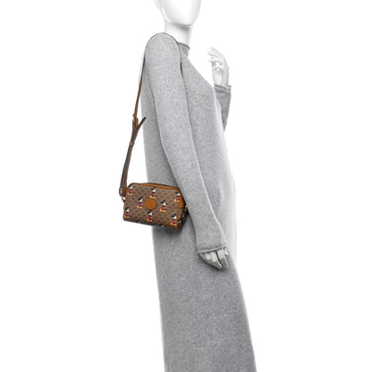 Gucci X DISNEY Mini Vintage GG Supreme Monogram Mickey Mouse Shoulder Bag Beige Vintage Sun Oil 2 of 11