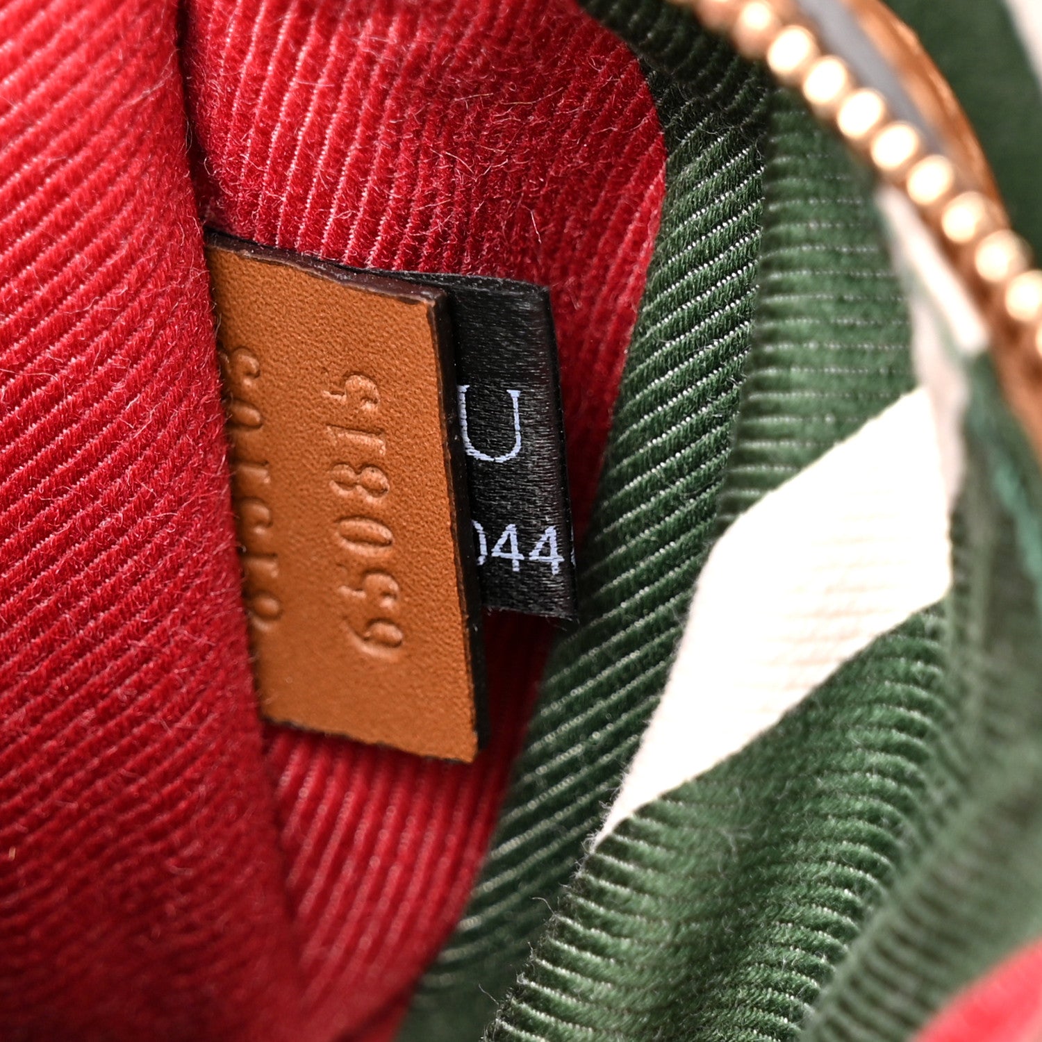 Gucci GG Supreme Monogram Medium Emblem Bucket Bag Beige Brown 7 of 10