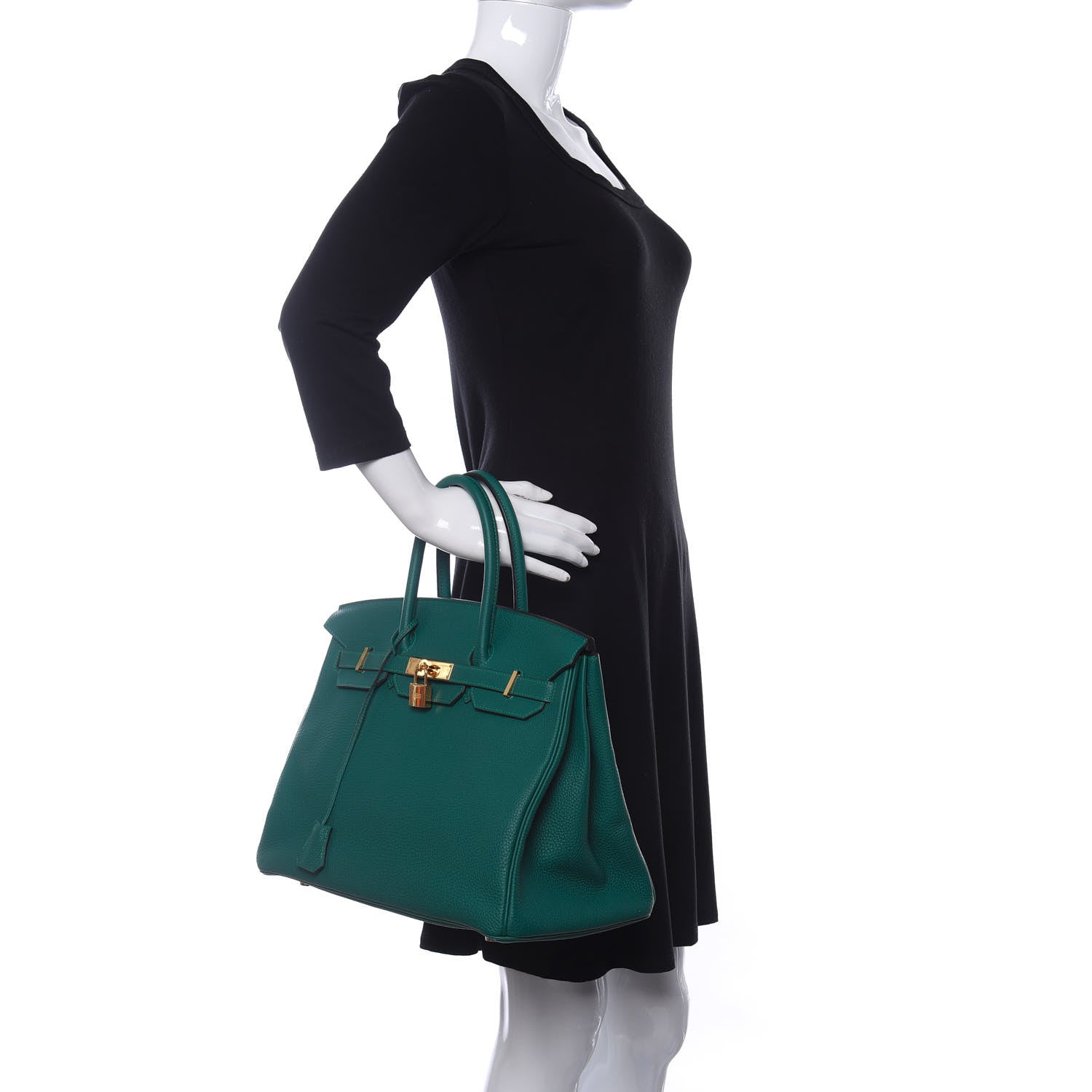 Hermes Togo Birkin 35 Malachite 2 of 10