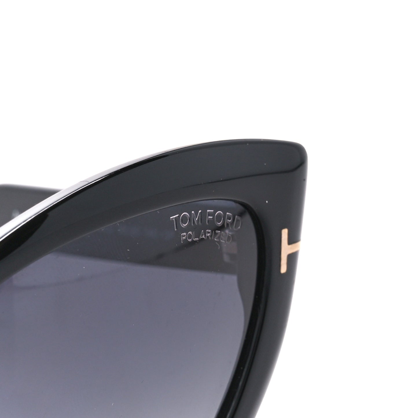 Acetate Polarized Anya Cat Eye Sunglasses TF762 Black