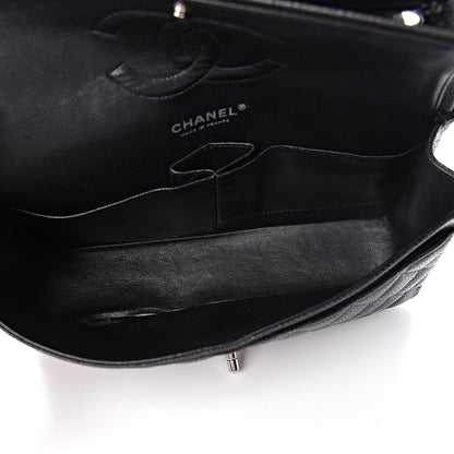 Chanel Caviar Quilted Medium Double Flap Black 5 of 15