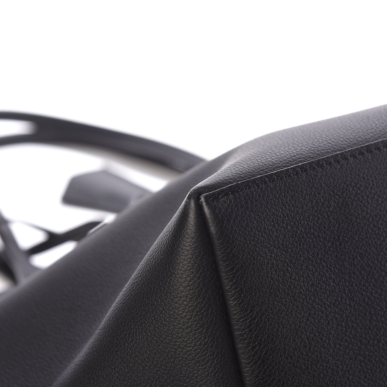 Louis Vuitton Calfskin Lockme Go Tote Black 9 of 13