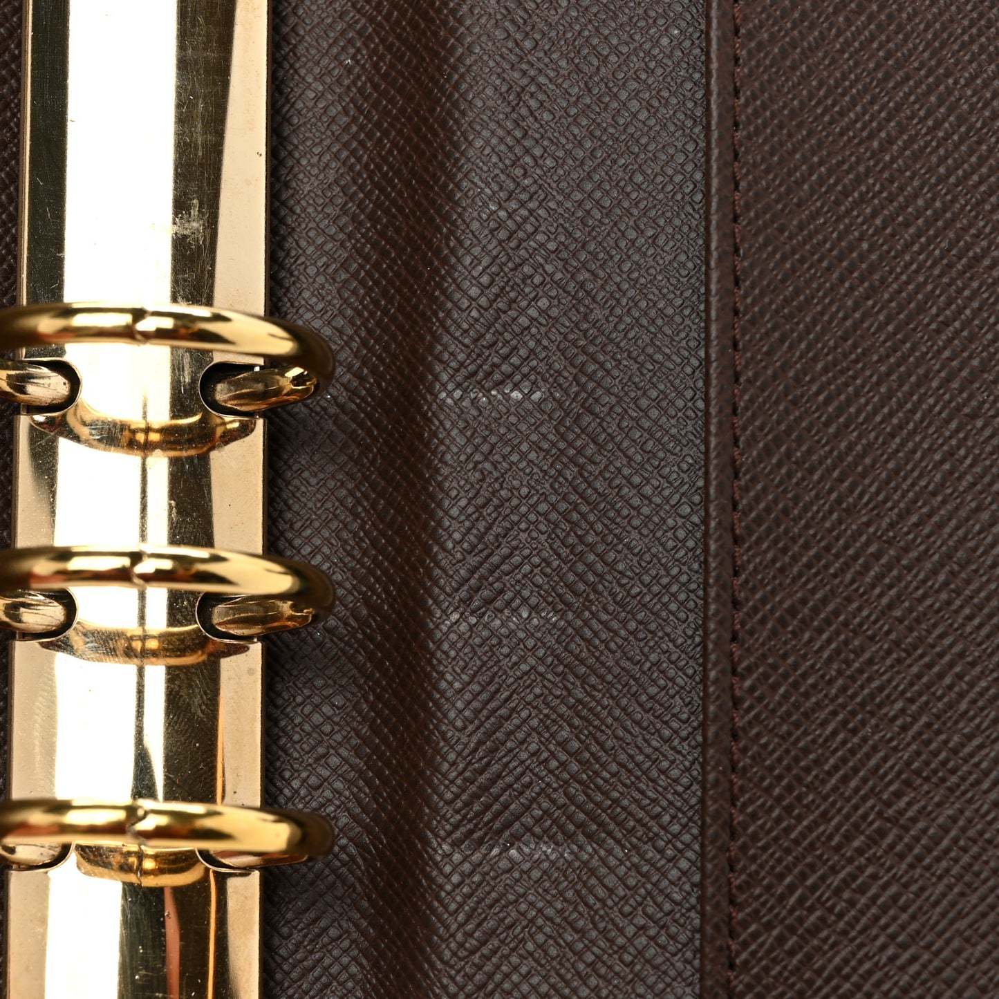 Damier Ebene Medium Ring Agenda Cover