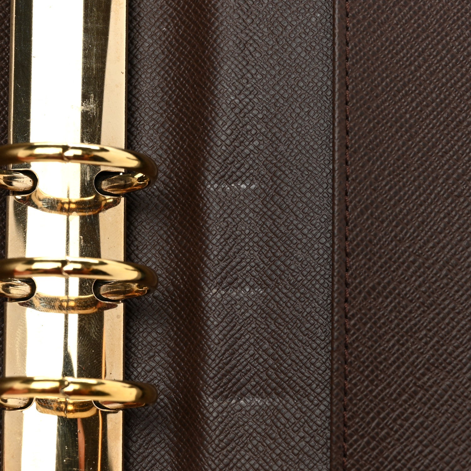 Louis Vuitton Damier Ebene Medium Ring Agenda Cover 9 of 12