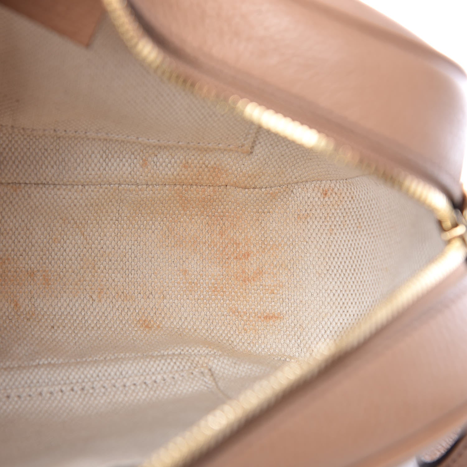 Gucci Pebbled Calfskin Small Soho Disco Bag Rose Beige 8 of 11