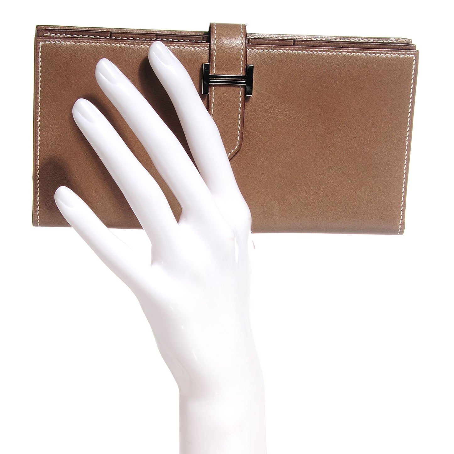 Box Bearn Gusset Wallet Etoupe