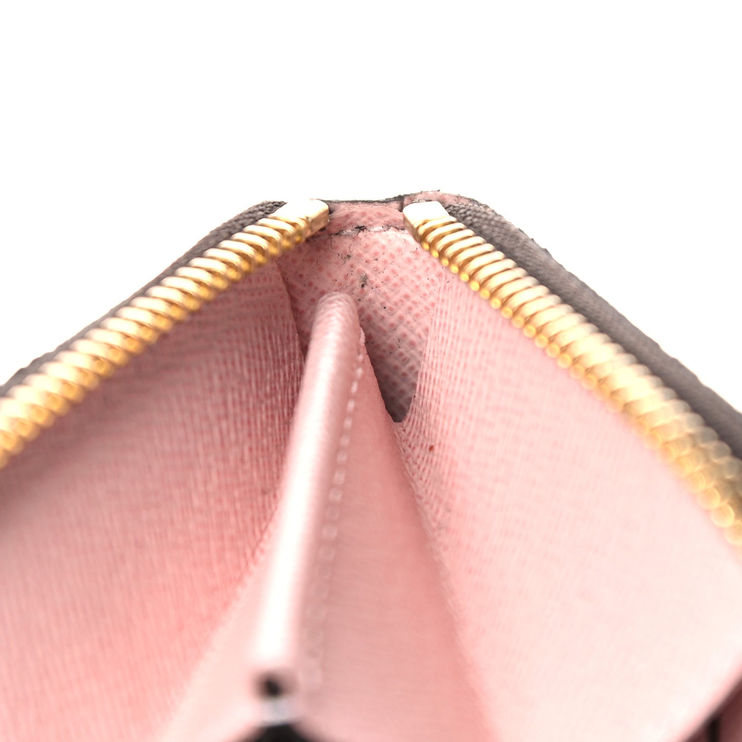 Monogram Clemence Wallet Rose Ballerine