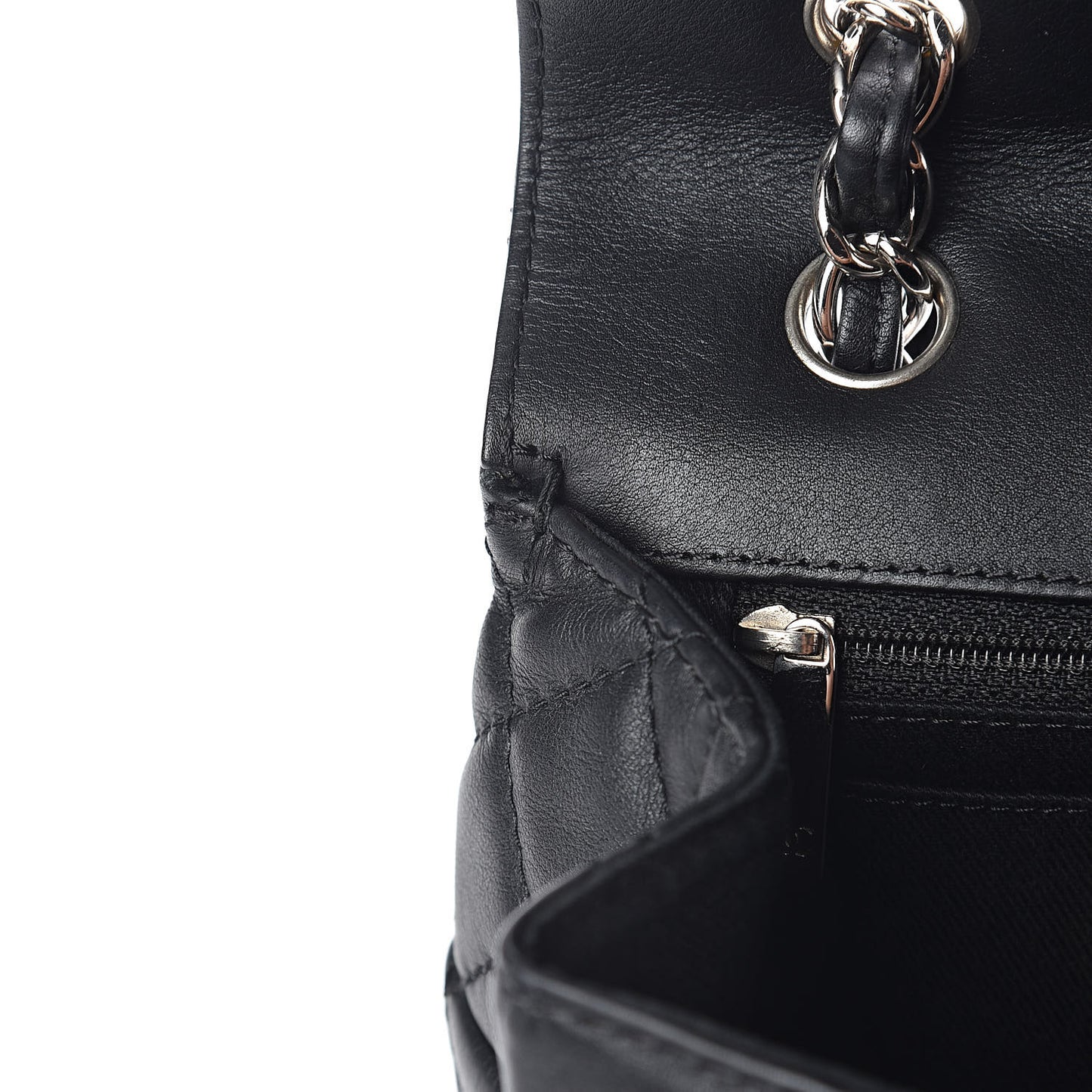 Calfskin Quilted In The Business Flap Bag Black