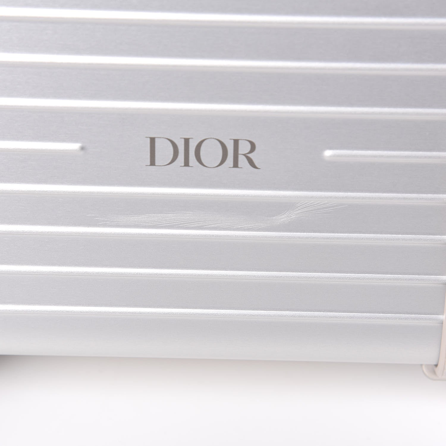 Christian Dior X RIMOWA Aluminum Personal Clutch On Strap Silver 11 of 13