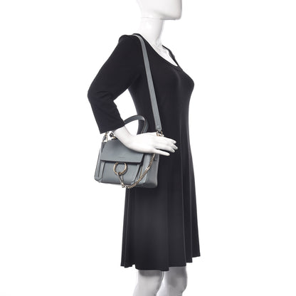 Chloe Calfskin Mini Faye Day Shoulder Bag Cloudy Blue 2 of 10