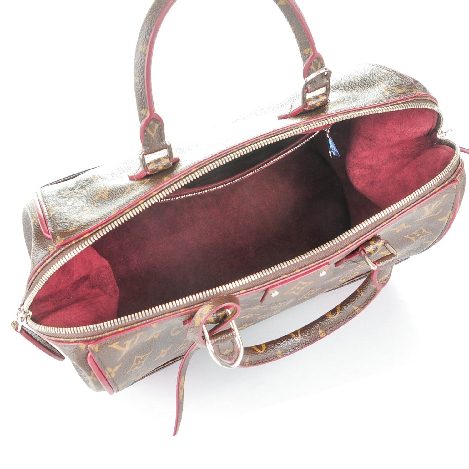 Louis Vuitton Monogram Shine Doc PM Bordeaux 5 of 7