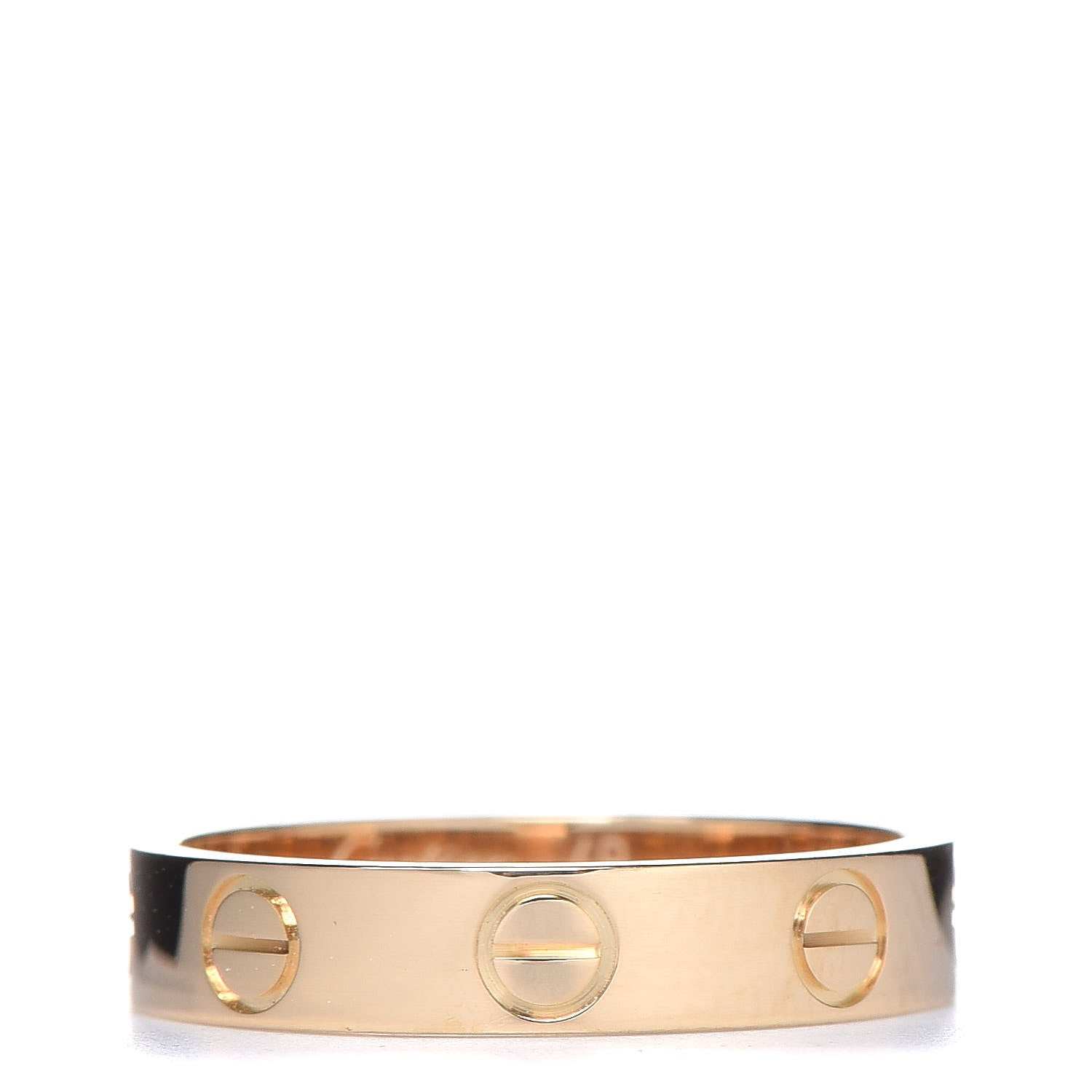 Cartier 18K Yellow Gold 3.5mm LOVE Wedding Band Ring 49 5 1 of 5