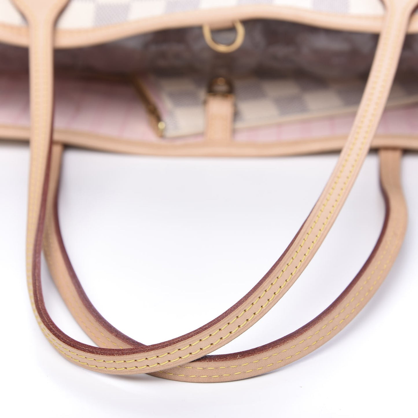 Damier Azur Neo Neverfull MM Rose Ballerine