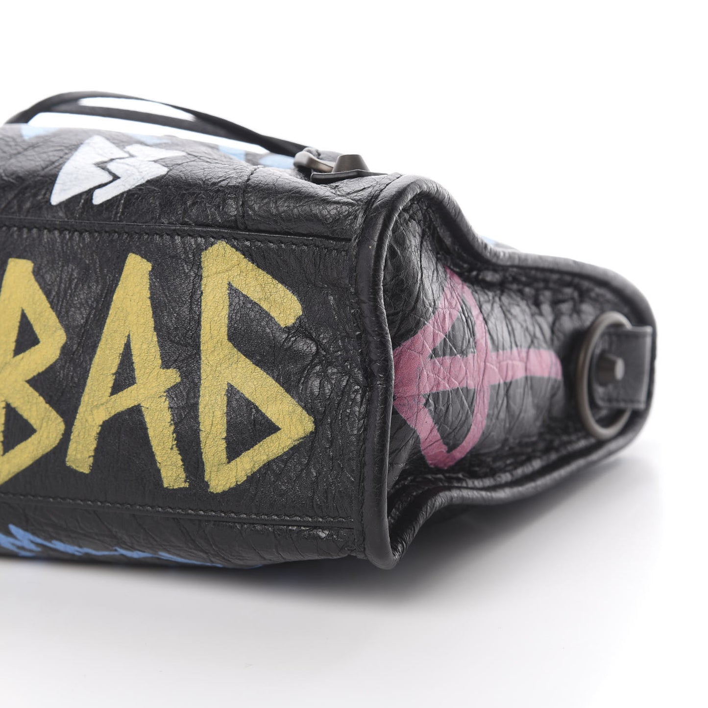 Agneau Graffiti All Over Classic Hardware S City Black Multicolor