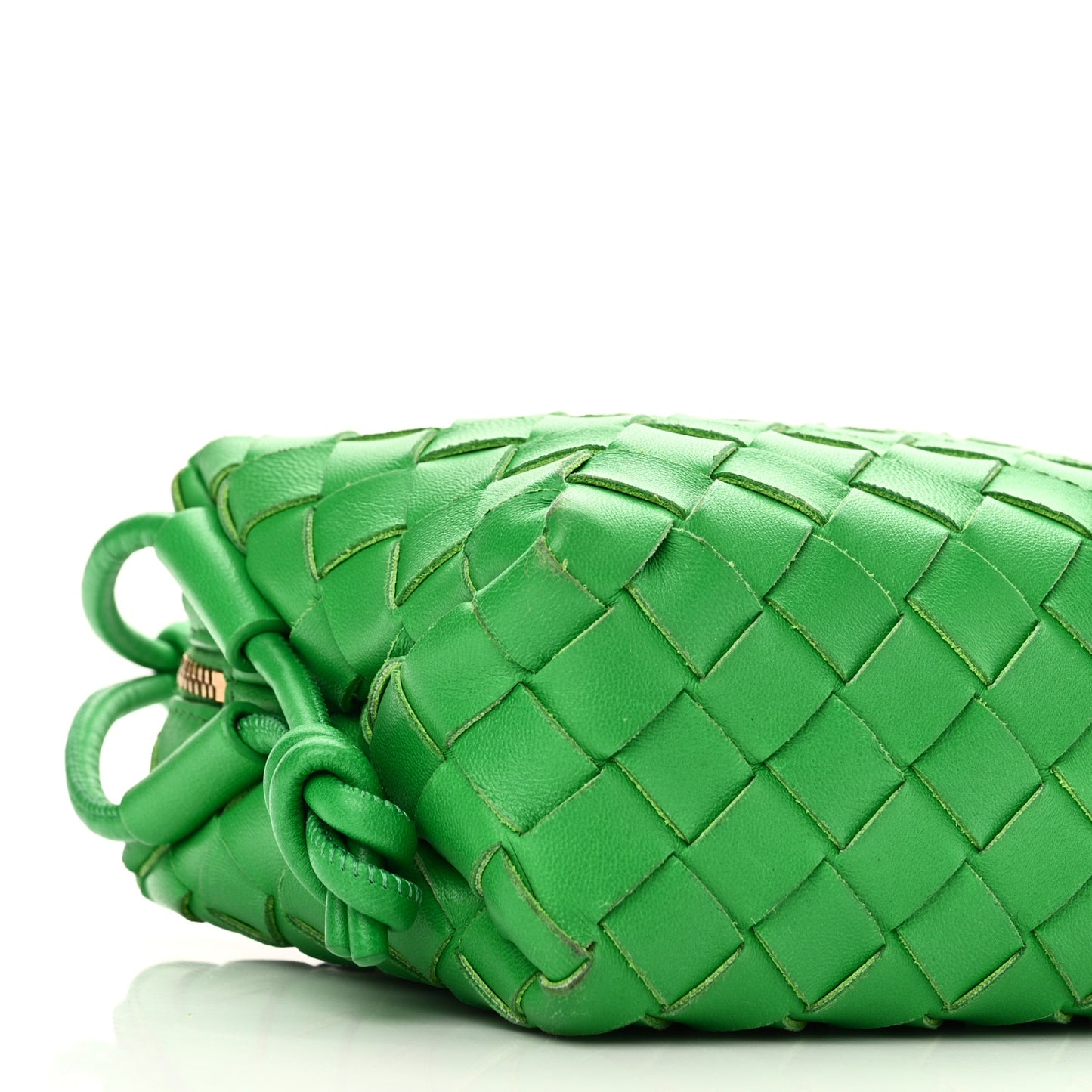 Nappa Intrecciato Mini Loop Camera Bag Parakeet