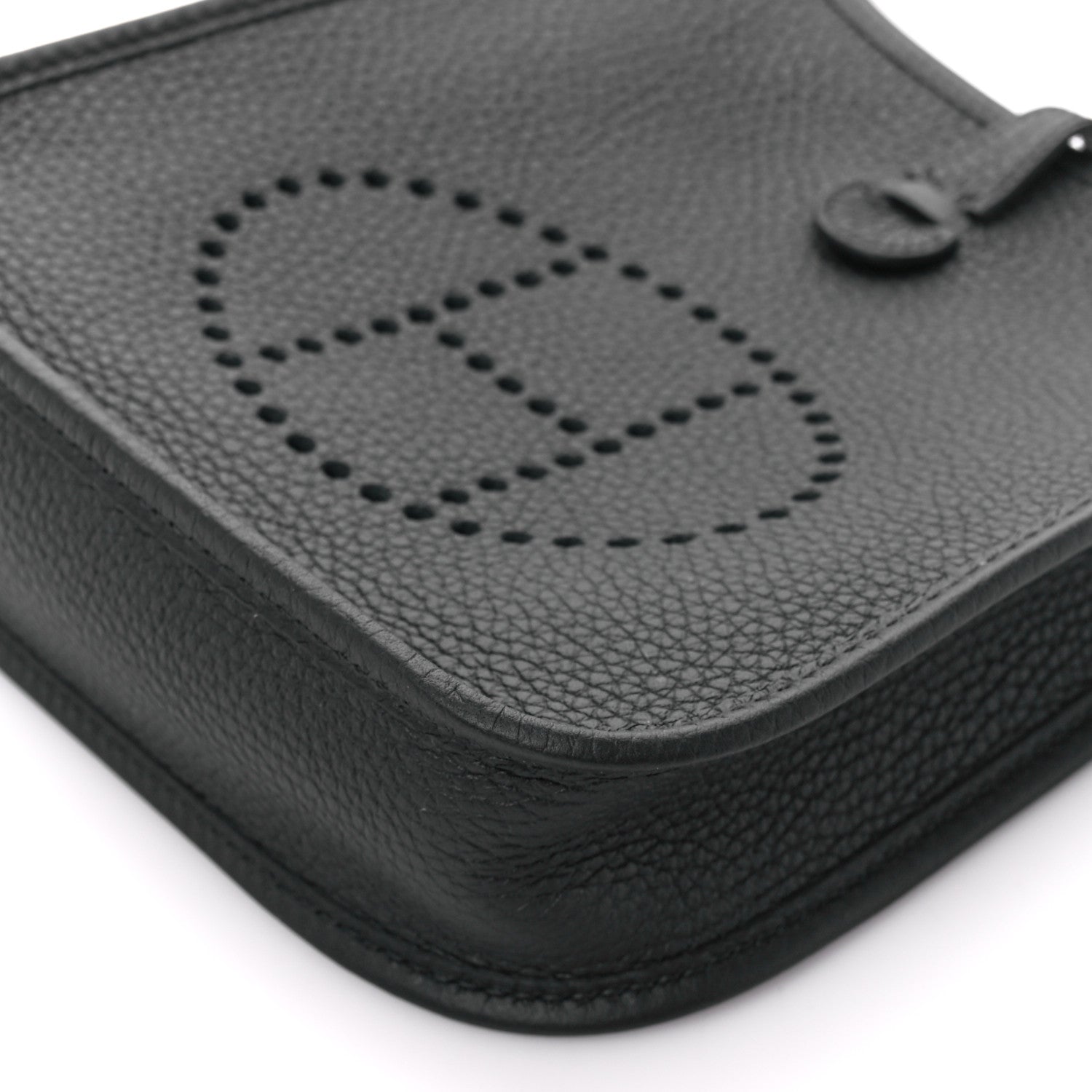 Hermes Taurillon Clemence Evelyne TPM Black 10 of 10