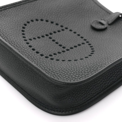 Hermes Taurillon Clemence Evelyne TPM Black 10 of 10