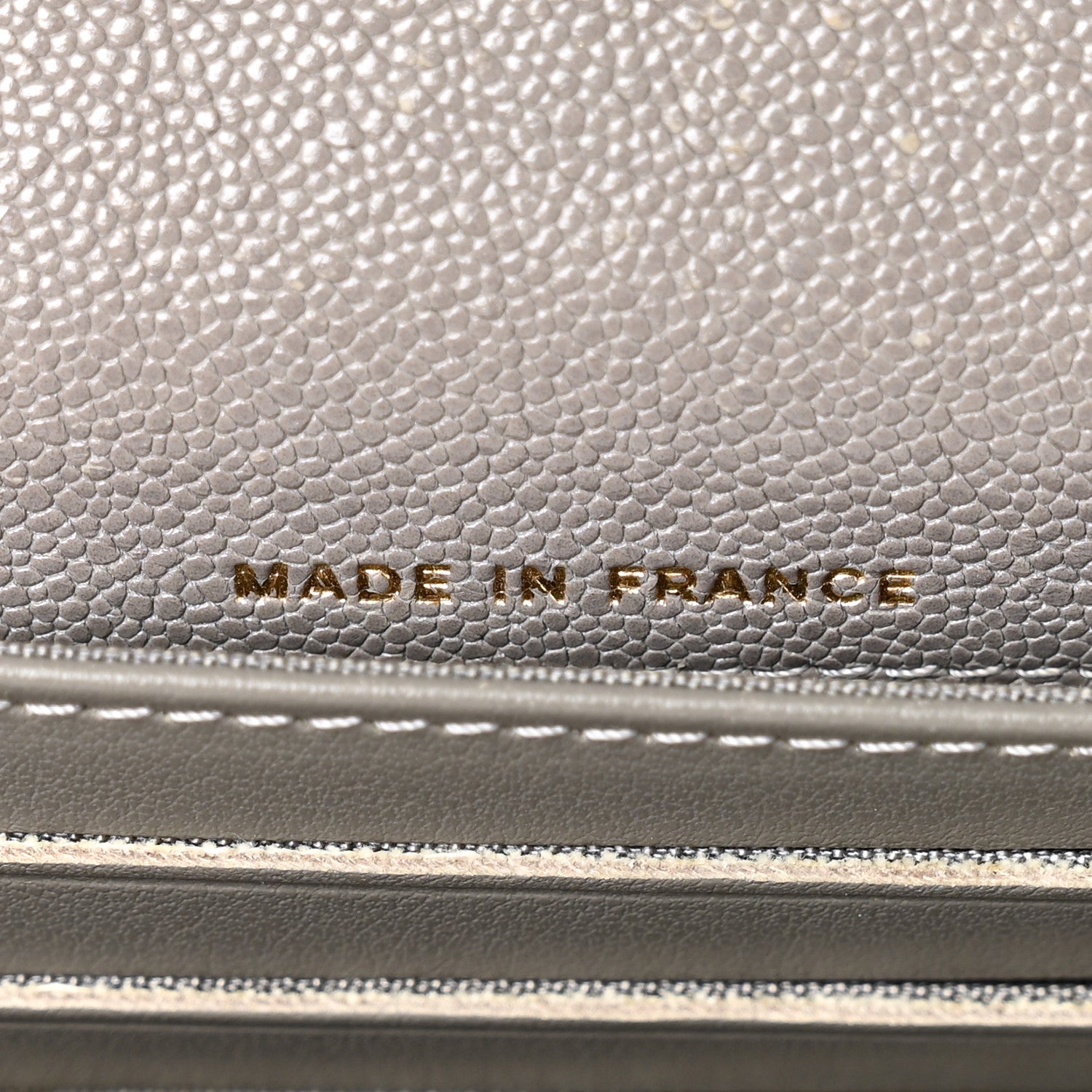 Chanel Caviar Quilted Medium Boy Flap Wallet Grey 7 of 11