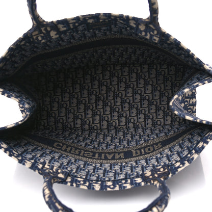 Christian Dior Oblique Book Tote Blue Multicolor 5 of 15
