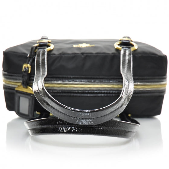Tessuto Vernice Bowler Black