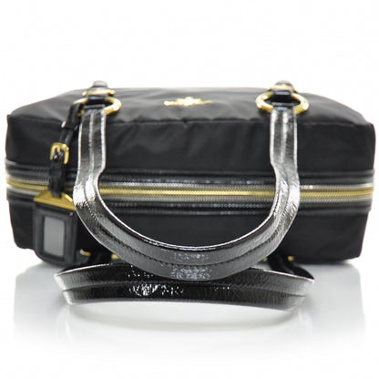 Prada Tessuto Vernice Bowler Black 5 of 10