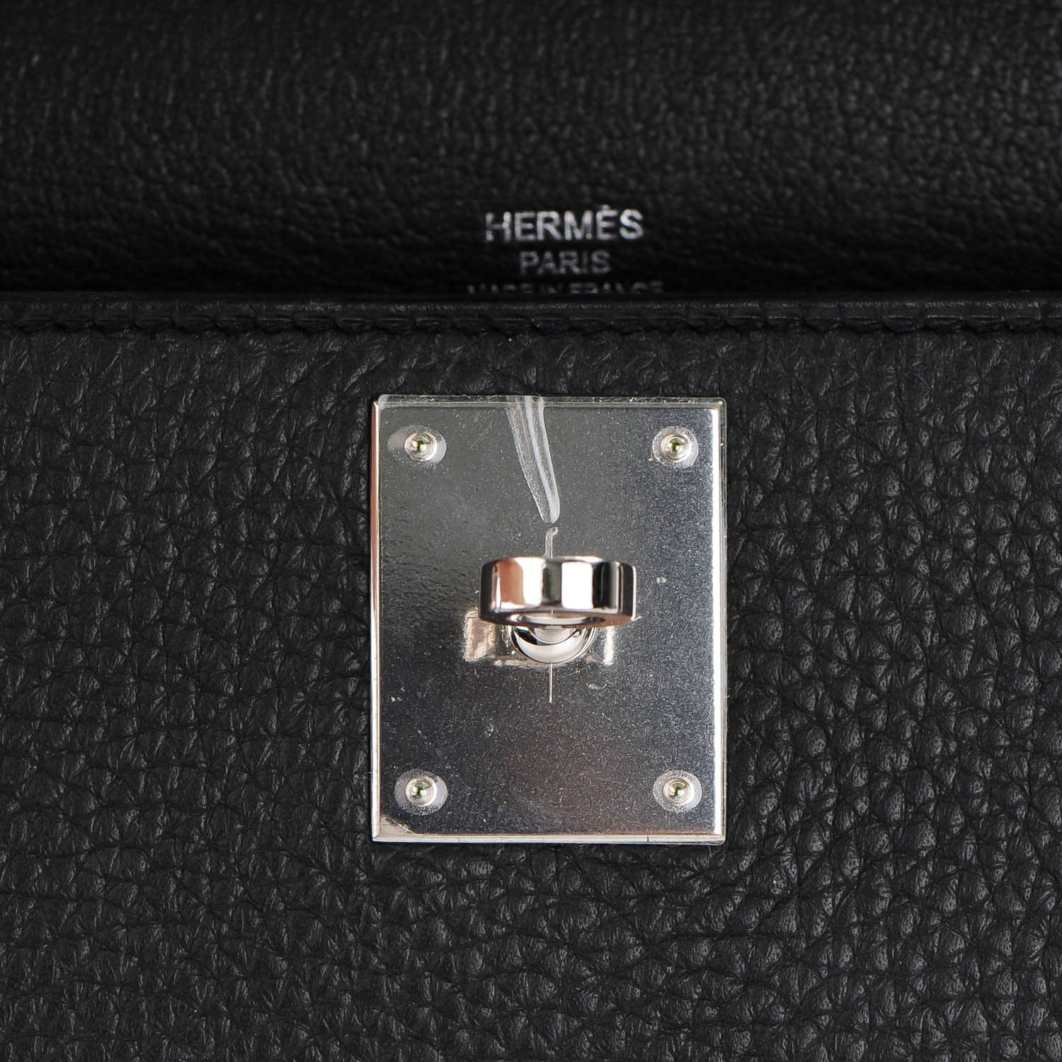 Hermes Taurillon Clemence Jypsiere 28 Black 8 of 10