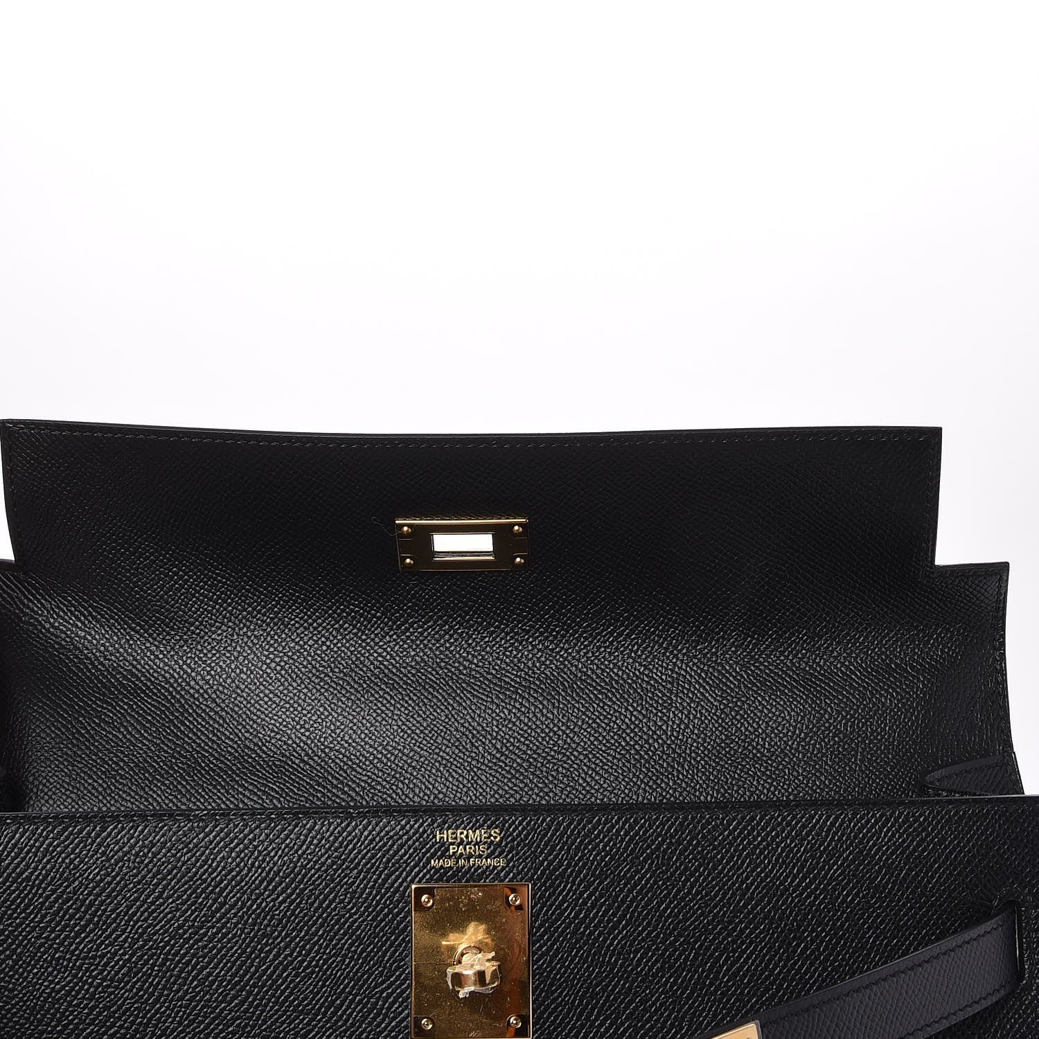 Hermes Epsom Kelly Sellier 32 Black 10 of 35