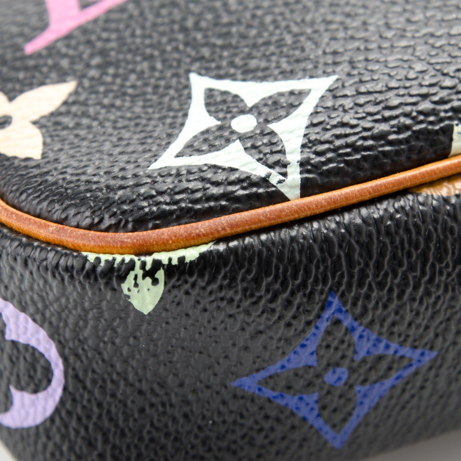 Louis Vuitton Monogram Multicolor Pochette Accessories Black 9 of 10