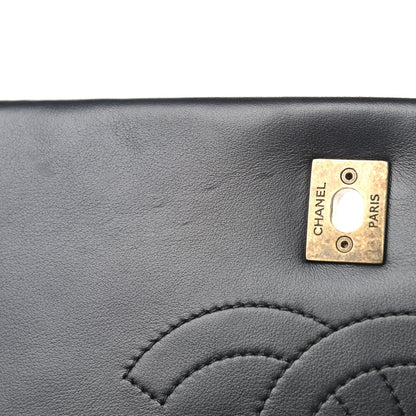 Chanel Calfskin Quilted Gold Bar Flap Black 11 of 14