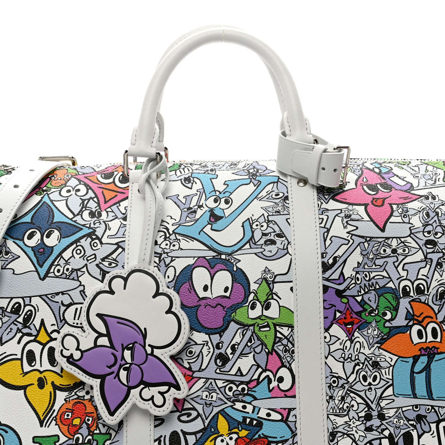 Louis Vuitton Monogram Comics Keepall Bandouliere 50 Multicolor 4 of 8