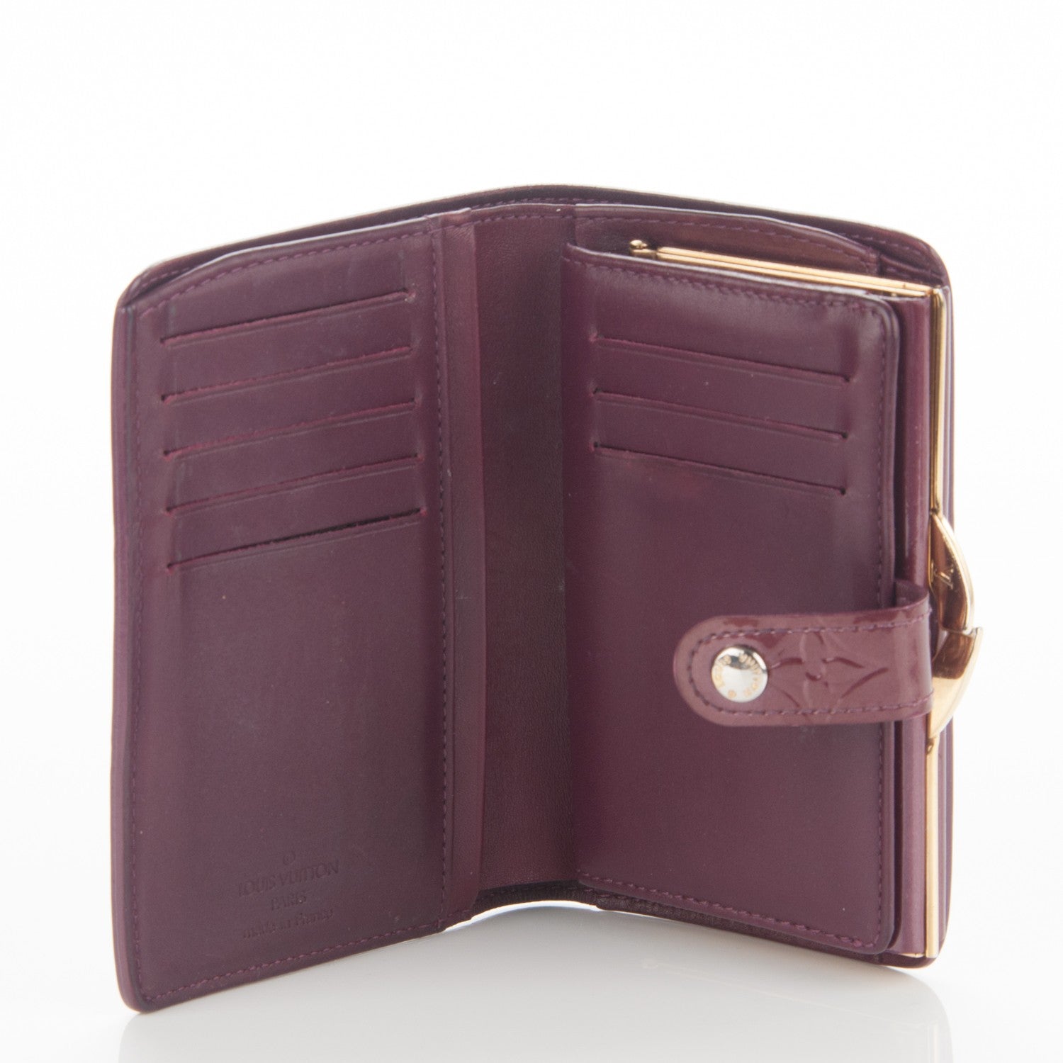 Louis Vuitton Vernis French Purse Wallet Violet 5 of 6