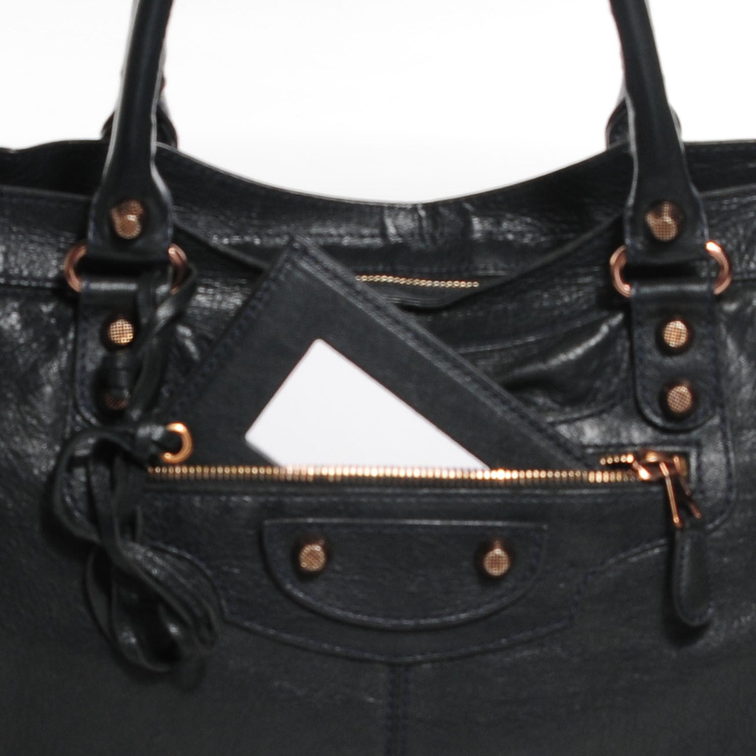 Balenciaga Agneau Giant 12 Rose Gold Hardware Part Time Anthracite 12 of 13