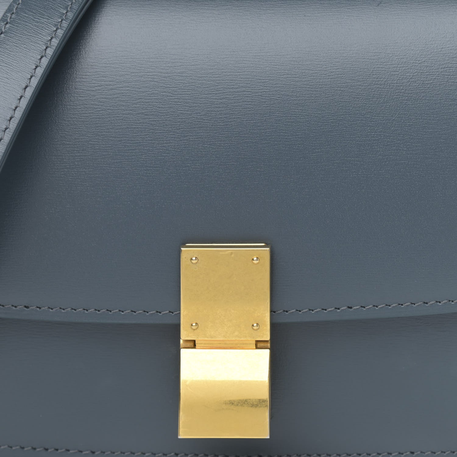 Celine Box Calfskin Small Classic Box Flap Bag Petrol 8 of 12