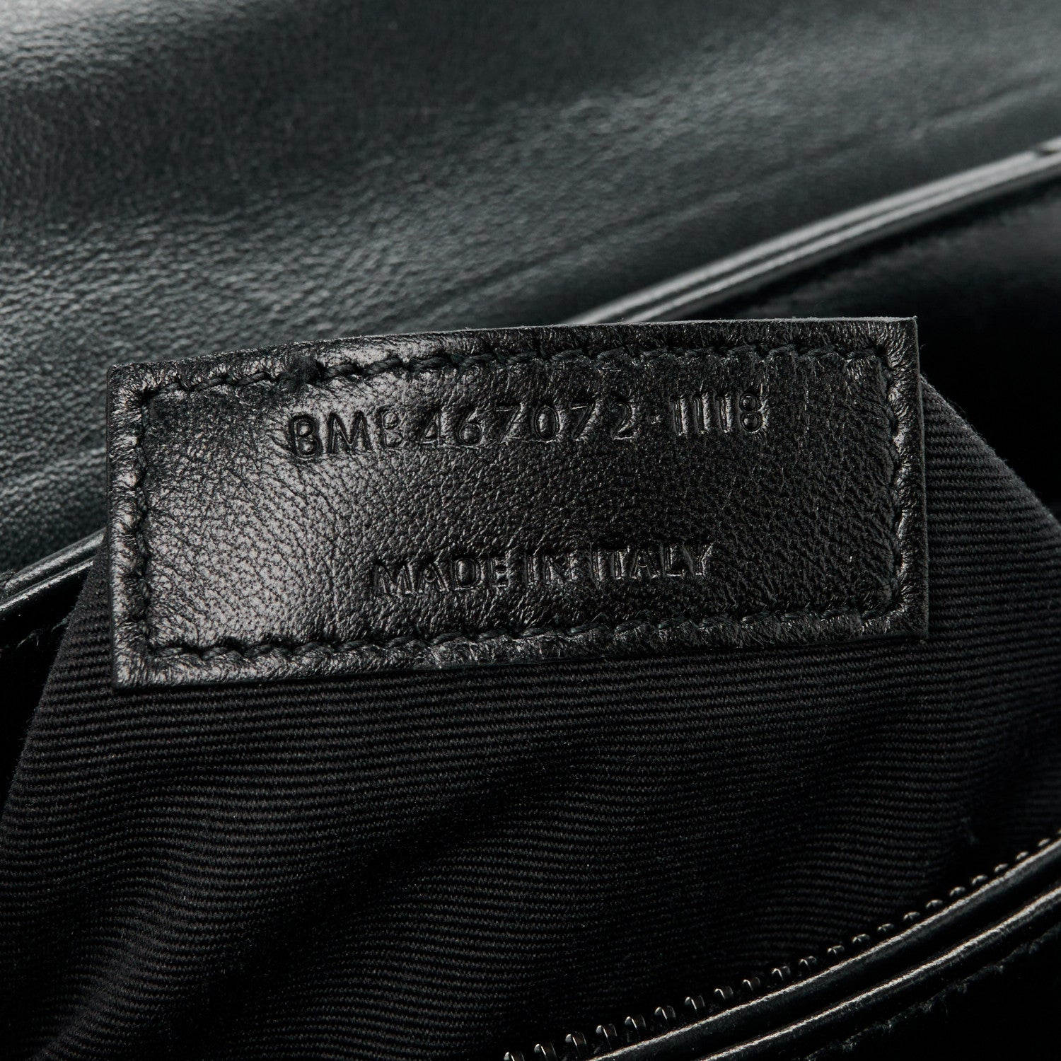 Saint Laurent Calfskin Y Quilted Monogram Monochrome Toy Loulou Crossbody Bag Black 8 of 11