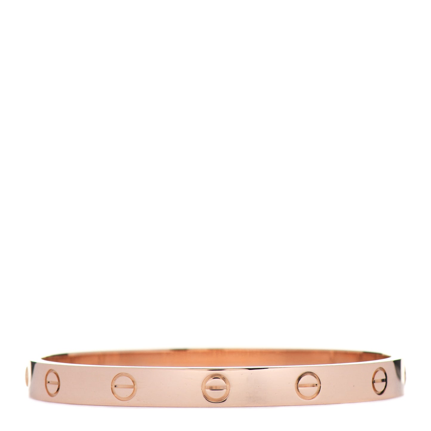 18K Pink Gold LOVE Bracelet 17