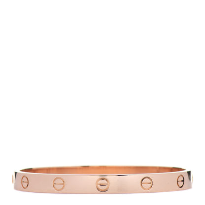 Cartier 18K Pink Gold LOVE Bracelet 17 3 of 8