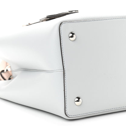 Fendi Vitello Cruise Monster Studded Petite 2Jours Tote Grigio Perla Amido Multicolor 5 of 9
