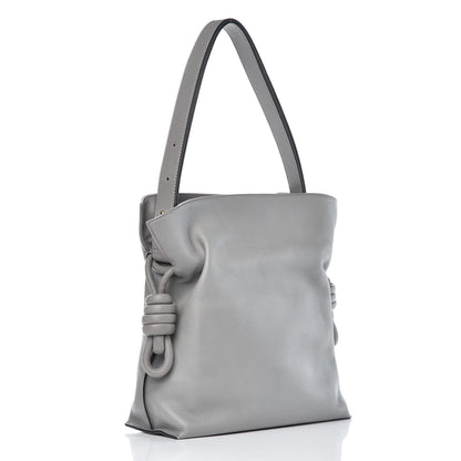Loewe Calfskin Flamenco Knot Bag Grey 3 of 6