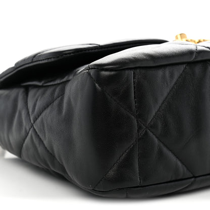 Chanel Lambskin Quilted Large Chanel 19 Flap Black 9 of 10