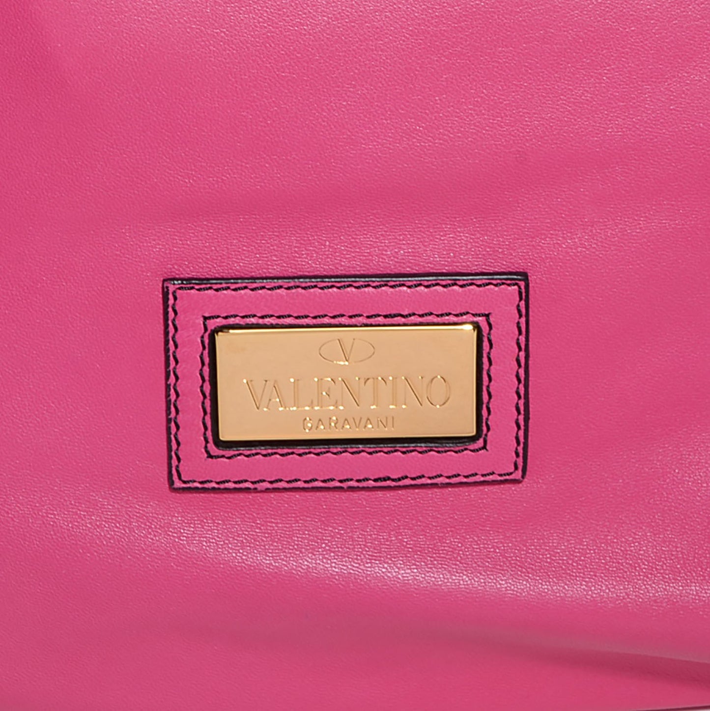 Nappa Raised Rose Vertigo Tote Fuchsia